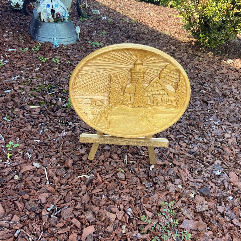 Handmade solid wood plaque